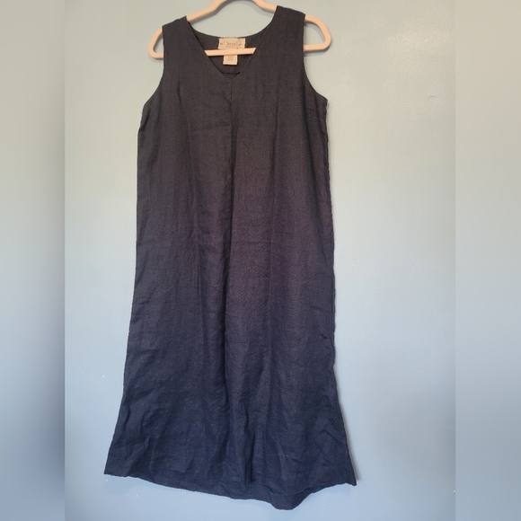Philosophy Dresses & Skirts - Philosophy Women's Minimal Linen Blue Dress S